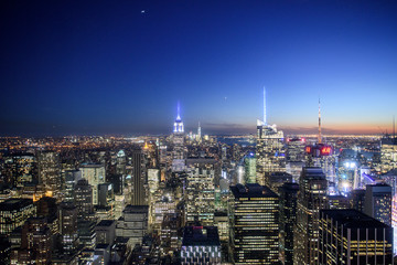 new york city at night