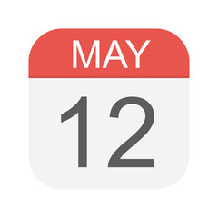May 12 - Calendar Icon
