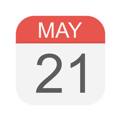 May 21 - Calendar Icon