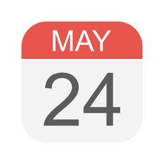 May 24 - Calendar Icon