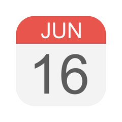 June 16 - Calendar Icon