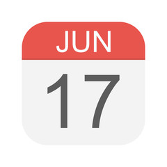 June 17 - Calendar Icon