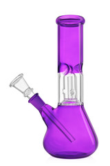 purple glass bong