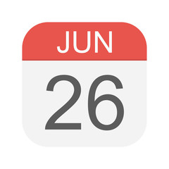 June 26 - Calendar Icon