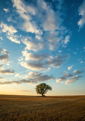 Tree in the field