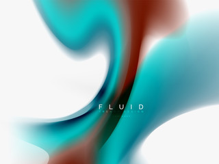 Background abstract - liquid colors wave flow