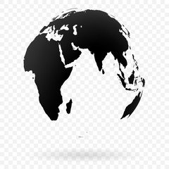 Earth globe symbol