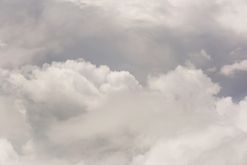 Obraz premium clouds and blue sky seen from plane