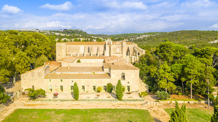 Fototapeta na wymiar Abbaye de Valmagne dans l'Hérault en Occitanie, France