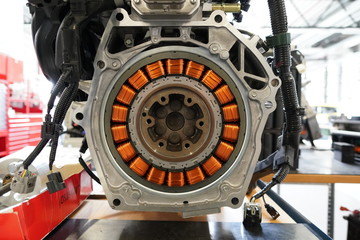 Elektromotor offen