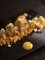 mazorca con queso costeño