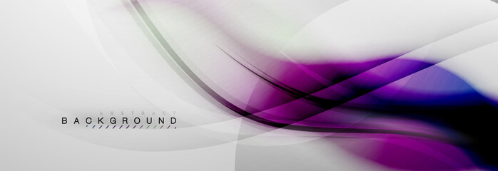 Smooth blur wave background