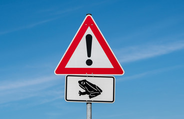 Achtung Krötenwanderung