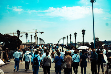 Obraz premium crowd of people