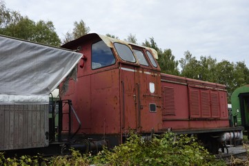 Fototapeta na wymiar Discarded Locomotive