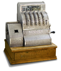 An old fashioned cashregistrer