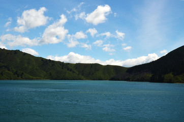 water near mountains