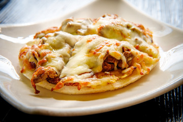 Loaded Grilled Cheese Arepas