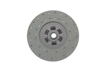 clutch pressure plate on isolated white background