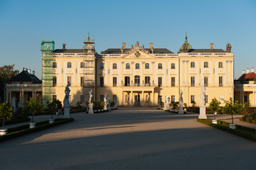 Fototapeta na wymiar Branicki Palace in Białystok in Poland 