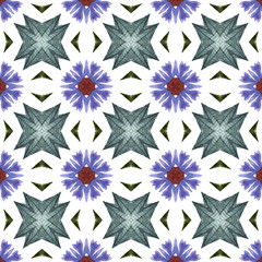 Stunning watercolor pattern for ceramic tiles and decoration
