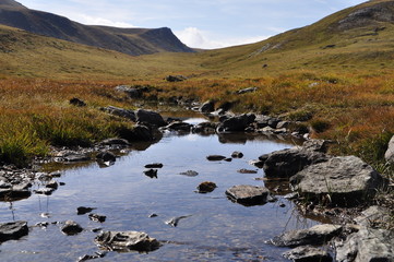 river in the mountains