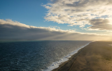 Dyrhólaey, view from the lighthouse to the beach