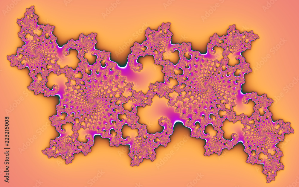 Poster digital artwork. beautiful abstract patterns. the theme of nature and the macrocosm. mosses and lich
