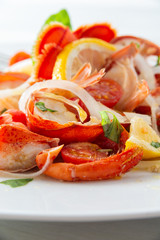 Astice alla catalana, mediterranean food