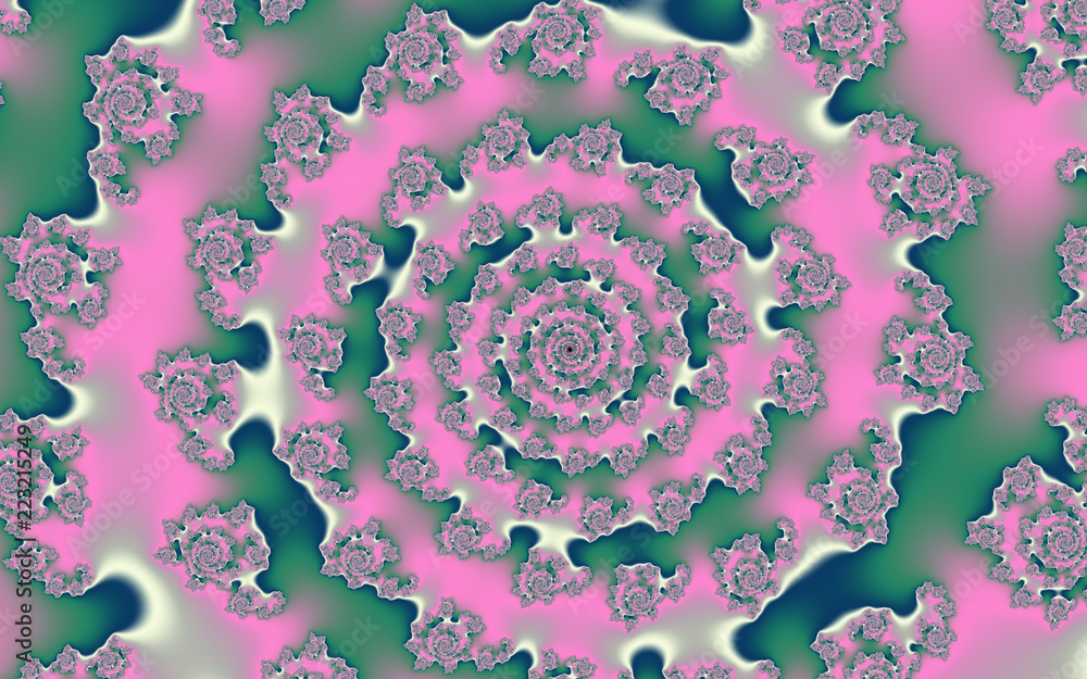 Poster digital artwork. beautiful abstract patterns. the theme of nature and the macrocosm. mosses and lich