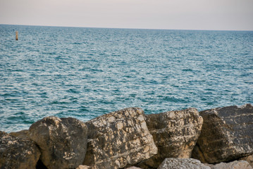 sea water along the coast