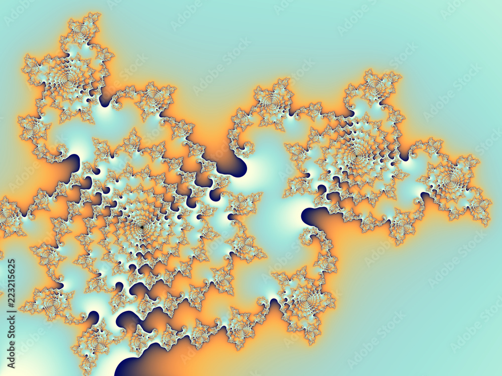 Poster digital artwork. beautiful abstract patterns. the theme of nature and the macrocosm. mosses and lich