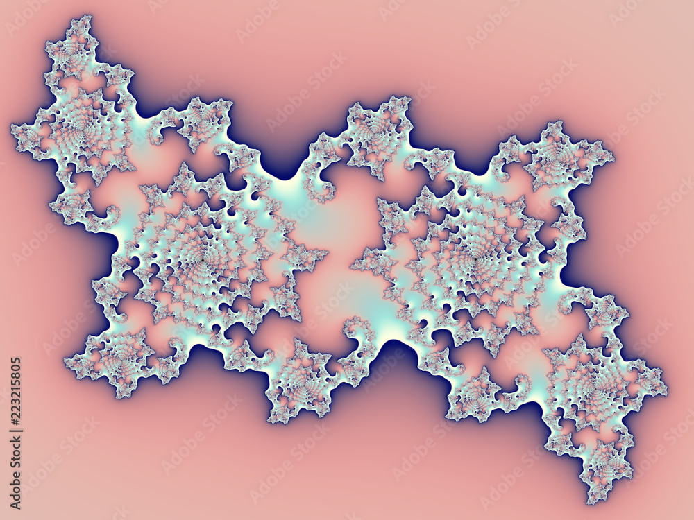Poster digital artwork. beautiful abstract patterns. the theme of nature and the macrocosm. mosses and lich