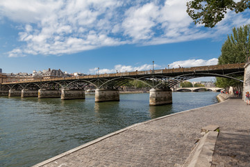 Fototapeta premium France, Paris, architecture, nature, and people