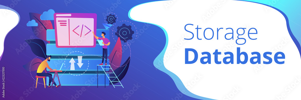 Poster big data developer header banner.