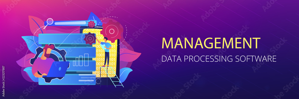 Aufkleber big data applications header banner.