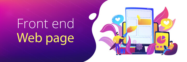 Front end development it header or footer banner