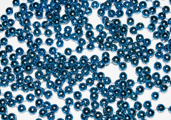 beads from small balls to decorate Christmas trees for design