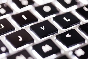 Close Up of Keyboard Keys