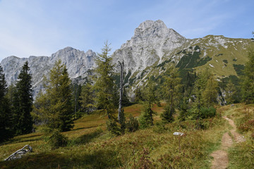 Naklejka premium Admonter Reichenstein in the National Park Gesause, Austria