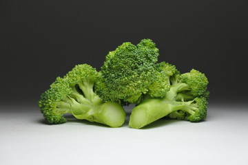 Chopped fresh broccoli