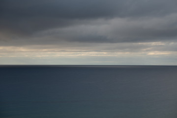 Cloudy morning at the beach