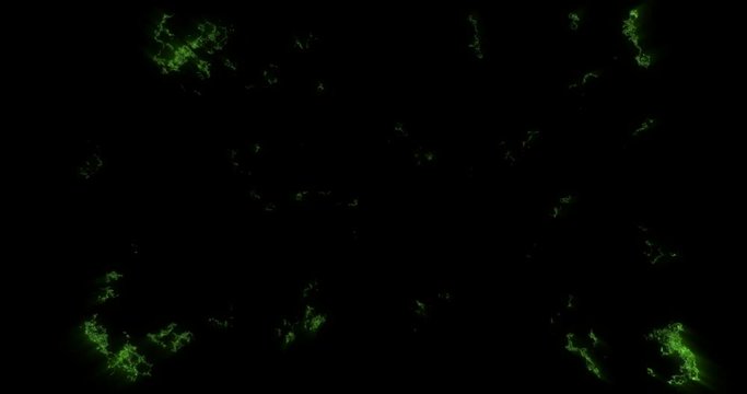 Animation of the appearance om (ohm) symbol with the alpha channel