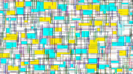 Checkered and patch geometric pattern as abstract background.