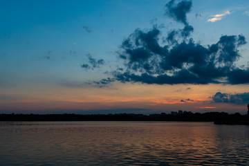 Sunset seen from Jefferson's Memorial