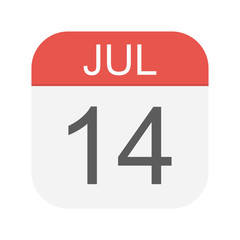 July 14 - Calendar Icon