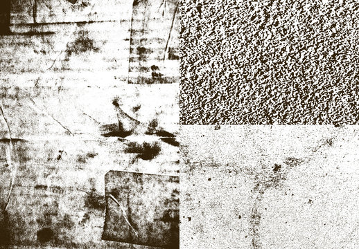 &Uuml;berlagerungen-Set mit urbanen Strukturen