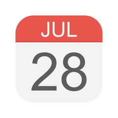 July 28 - Calendar Icon