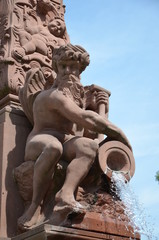 Fototapeta na wymiar Liebfrauenberg-Brunnen late baroque fountain