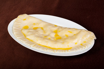 Varenik with cheese